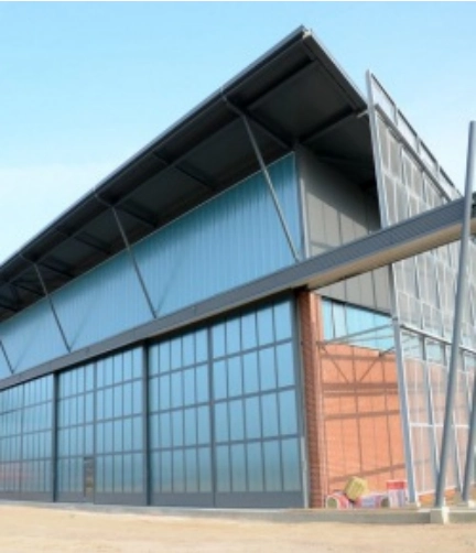 Hangar für Hubschrauber